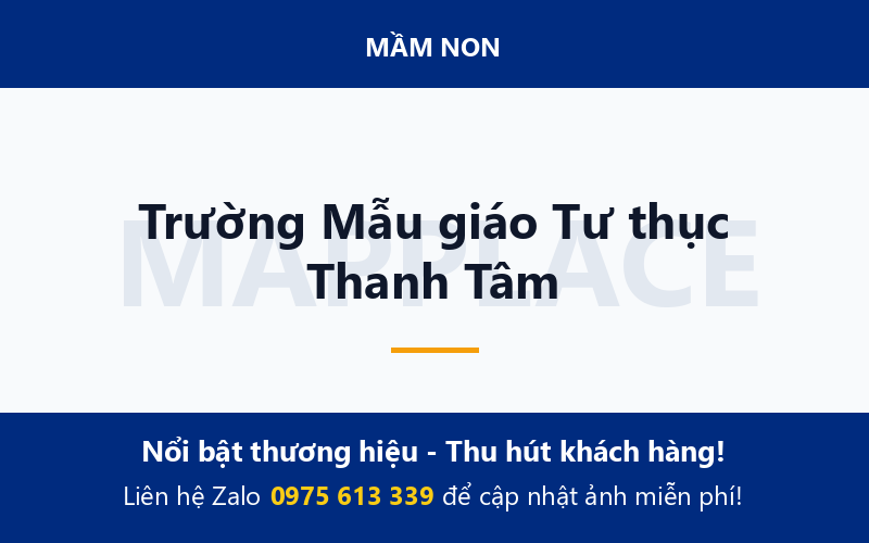 Trường Mẫu giáo Tư thục Thanh Tâm