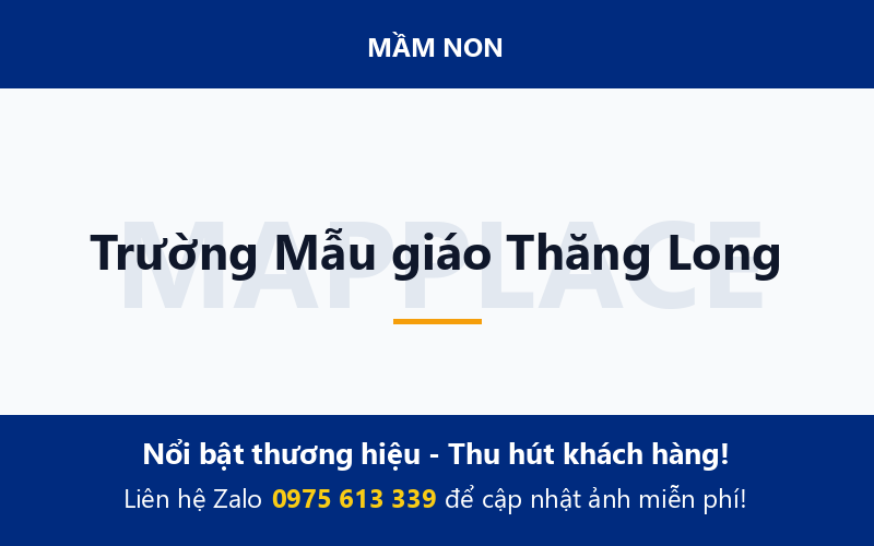 Trường Mẫu giáo Thăng Long