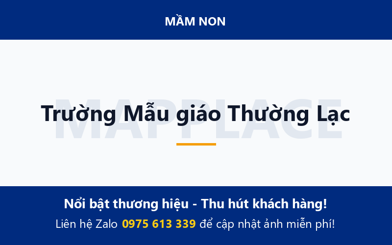 Trường Mẫu giáo Thường Lạc
