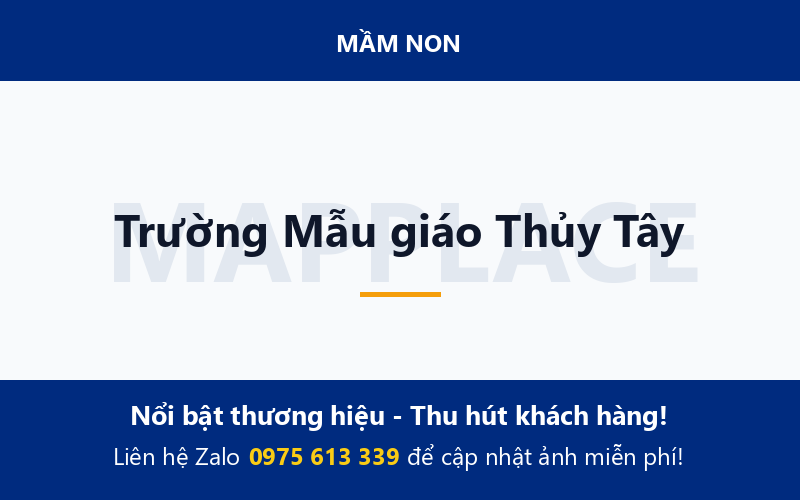 Trường Mẫu giáo Thủy Tây