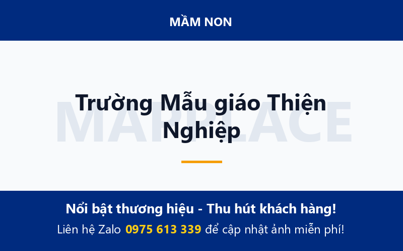 Trường Mẫu giáo Thiện Nghiệp