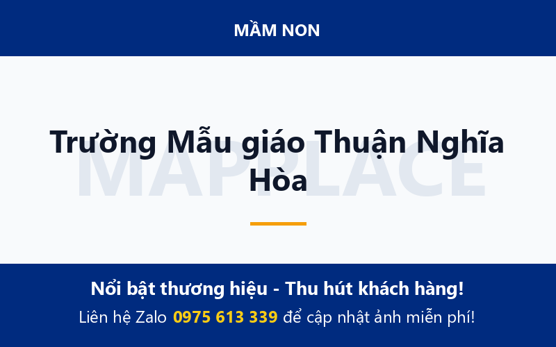 Trường Mẫu giáo Thuận Nghĩa Hòa