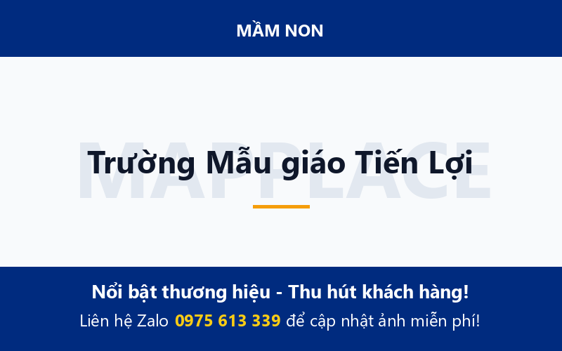 Trường Mẫu giáo Tiến Lợi