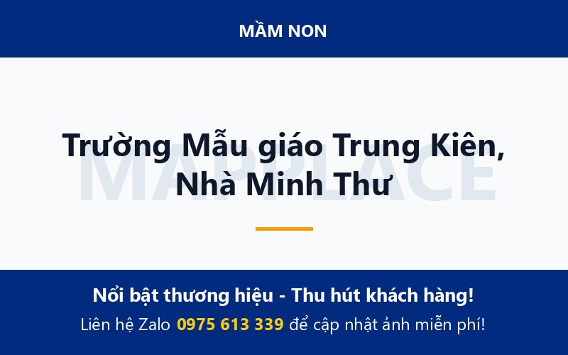 Trường Mẫu giáo Trung Kiên, Nhà Minh Thư