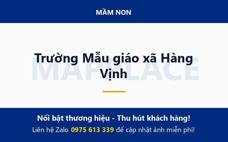 Trường Mẫu giáo xã Hàng Vịnh