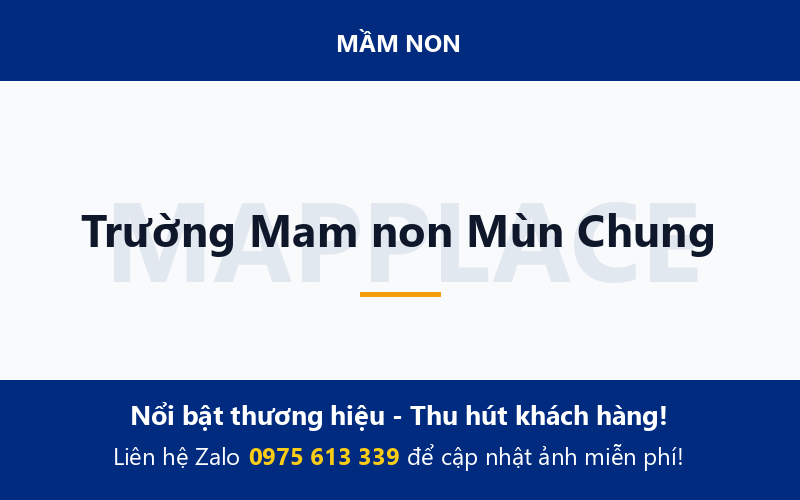 Trường Mam non Mùn Chung