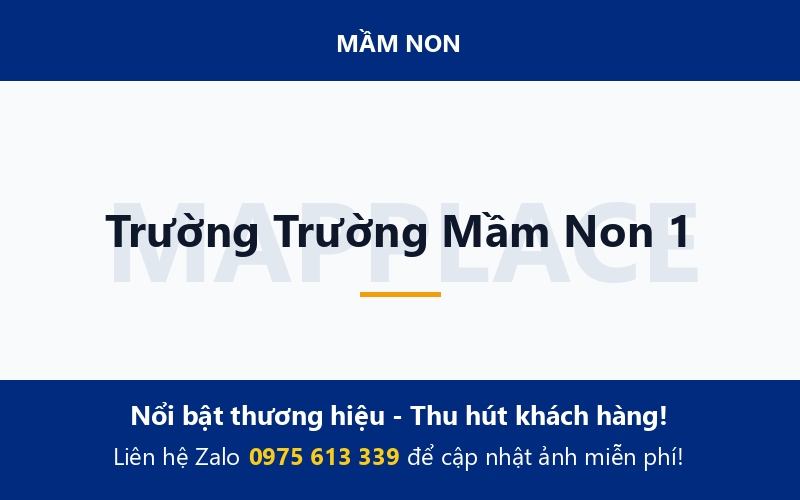 Trường Trường Mầm Non 1