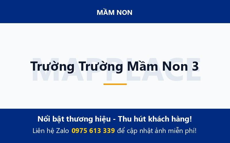 Trường Trường Mầm Non 3
