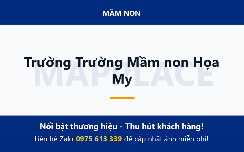 Trường Trường Mầm non Họa My