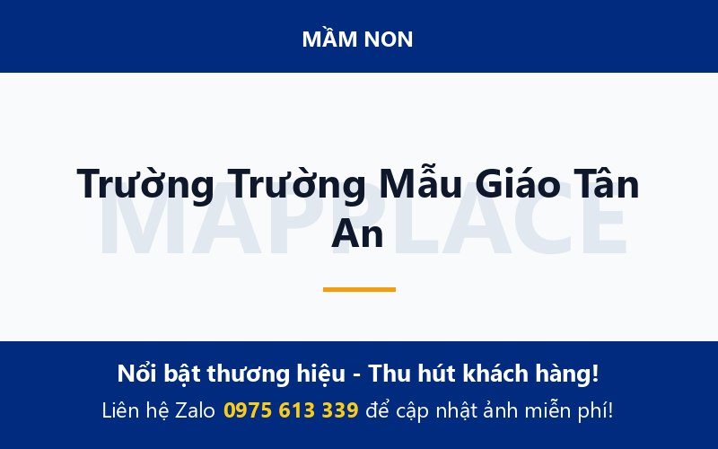 Trường Trường Mẫu Giáo Tân An