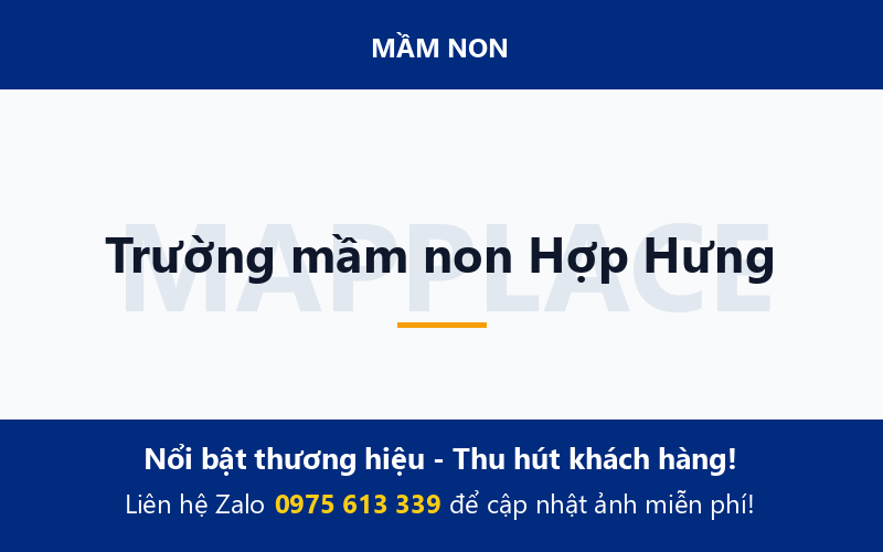Trường mầm non Hợp Hưng
