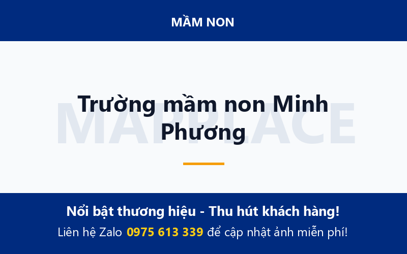 Trường mầm non Minh Phương