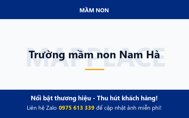 Trường mầm non Nam Hà