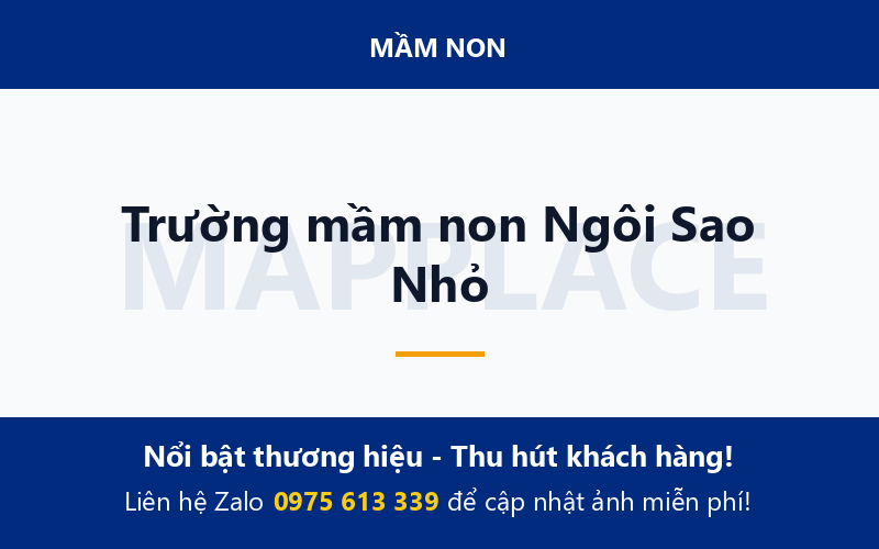 Trường mầm non Ngôi Sao Nhỏ