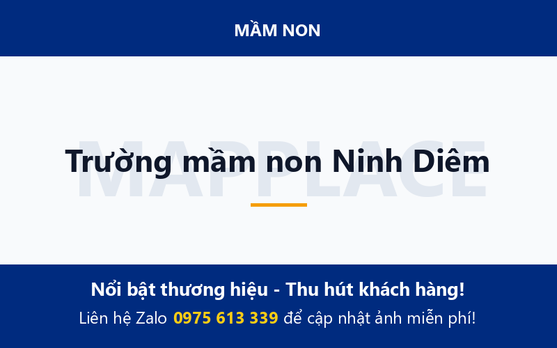 Trường mầm non Ninh Diêm