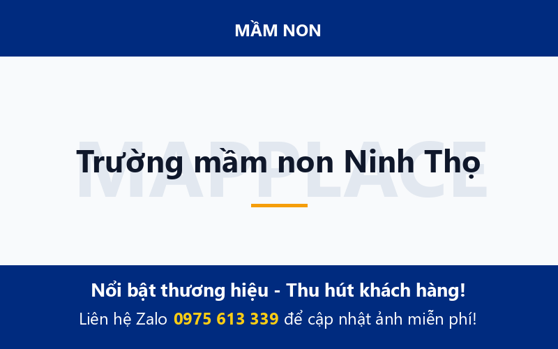 Trường mầm non Ninh Thọ