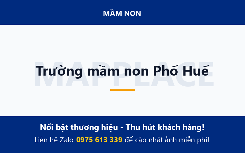 Trường mầm non Phố Huế