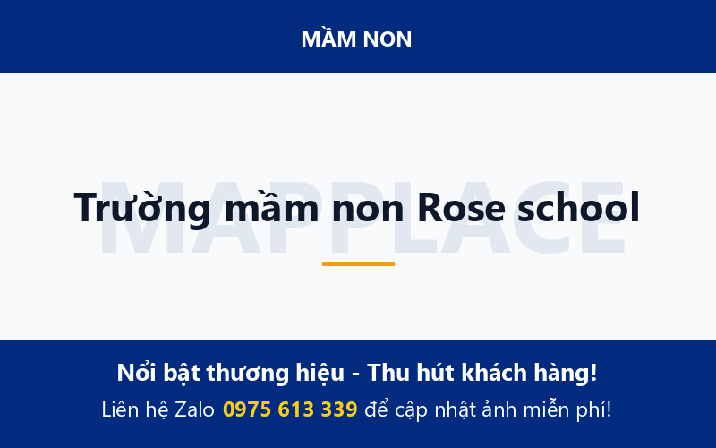 Trường mầm non Rose school