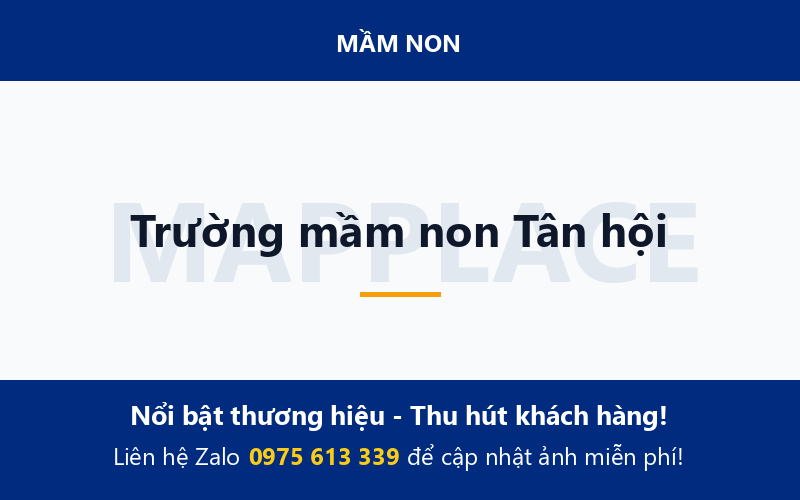 Trường mầm non Tân hội