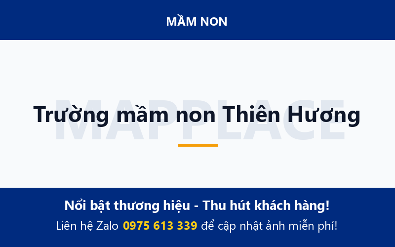 Trường mầm non Thiên Hương