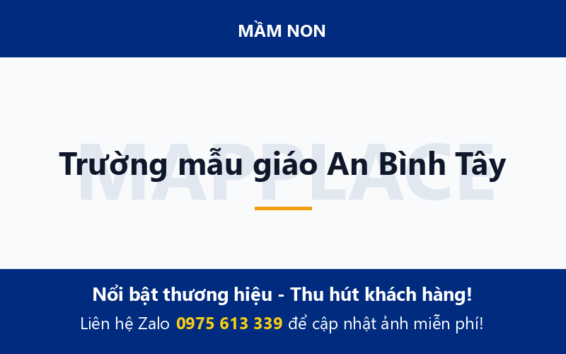 Trường mẫu giáo An Bình Tây