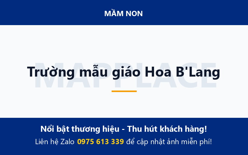 Trường mẫu giáo Hoa B'Lang