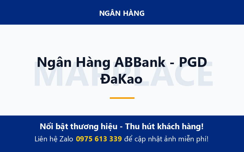 Ngân Hàng ABBank - PGD ĐaKao