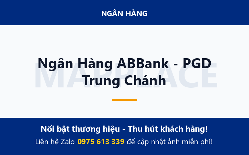 Ngân Hàng ABBank - PGD Trung Chánh