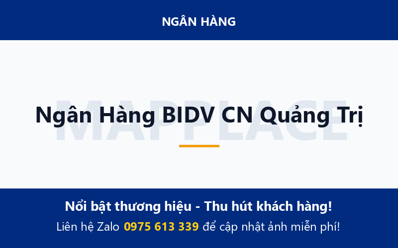 Ngân Hàng BIDV CN Quảng Trị