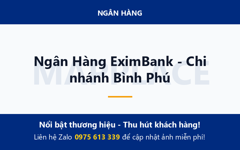 Ngân Hàng EximBank - Chi nhánh Bình Phú
