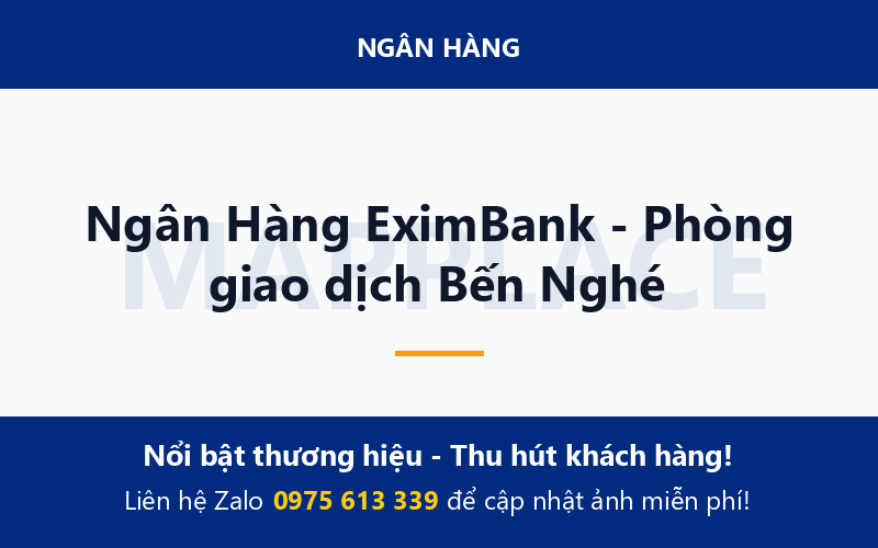 Ngân Hàng EximBank - Phòng giao dịch Bến Nghé