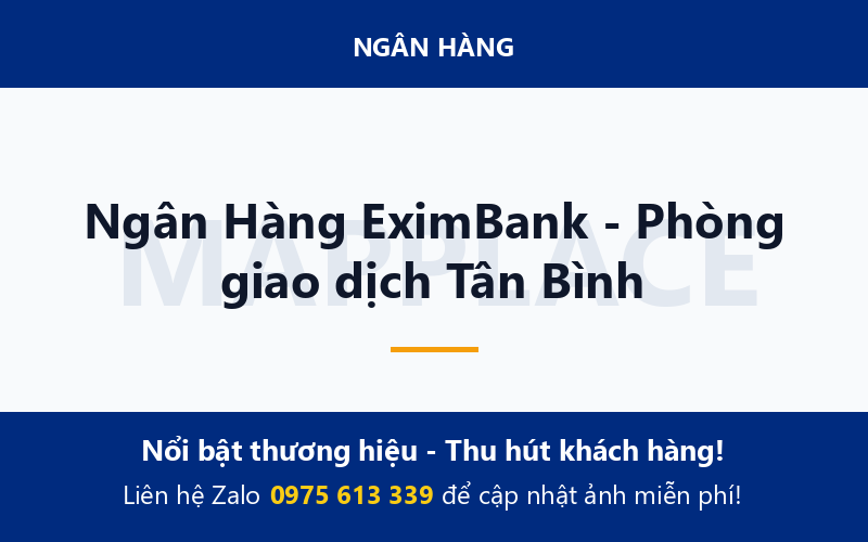 Ngân Hàng EximBank - Phòng giao dịch Tân Bình