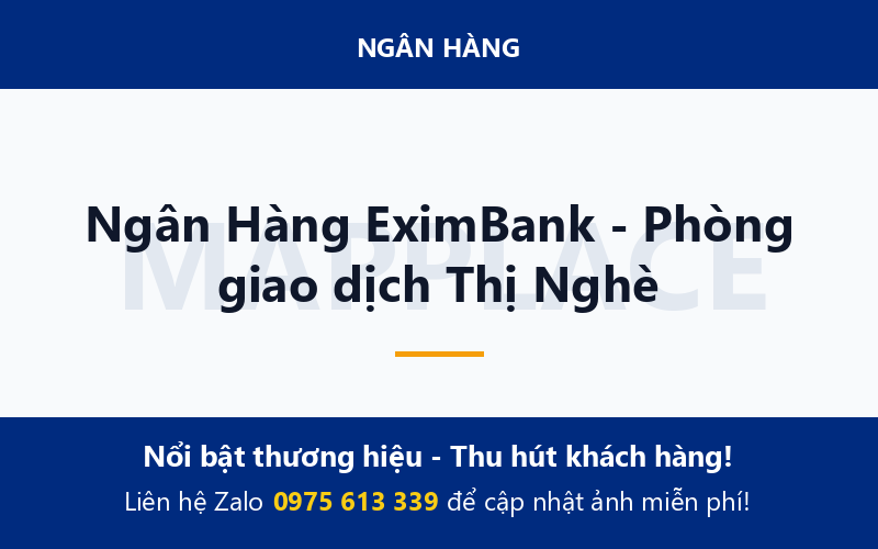 Ngân Hàng EximBank - Phòng giao dịch Thị Nghè