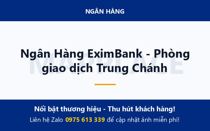 Ngân Hàng EximBank - Phòng giao dịch Trung Chánh