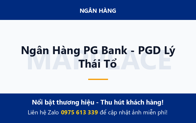 Ngân Hàng PG Bank - PGD Lý Thái Tổ
