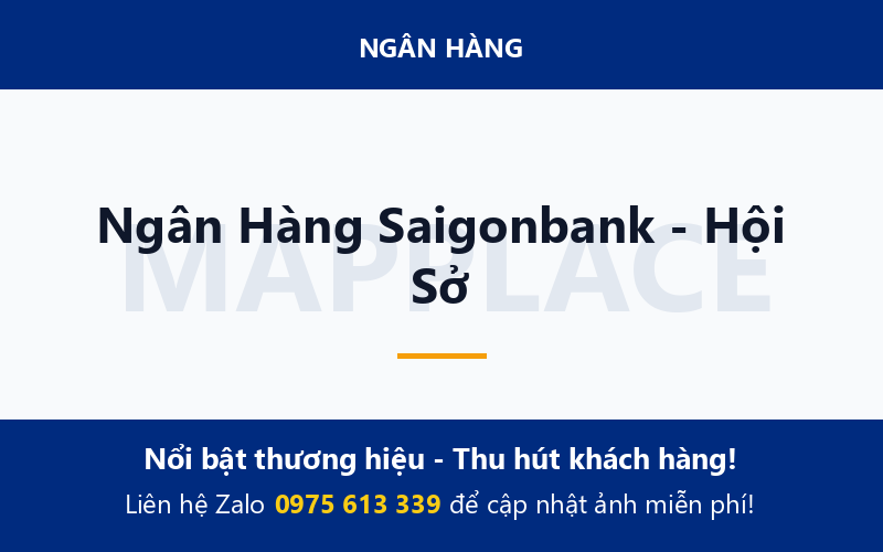 Ngân Hàng Saigonbank - Hội Sở