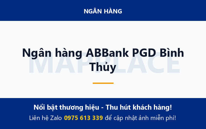 Ngân hàng ABBank PGD Bình Thủy