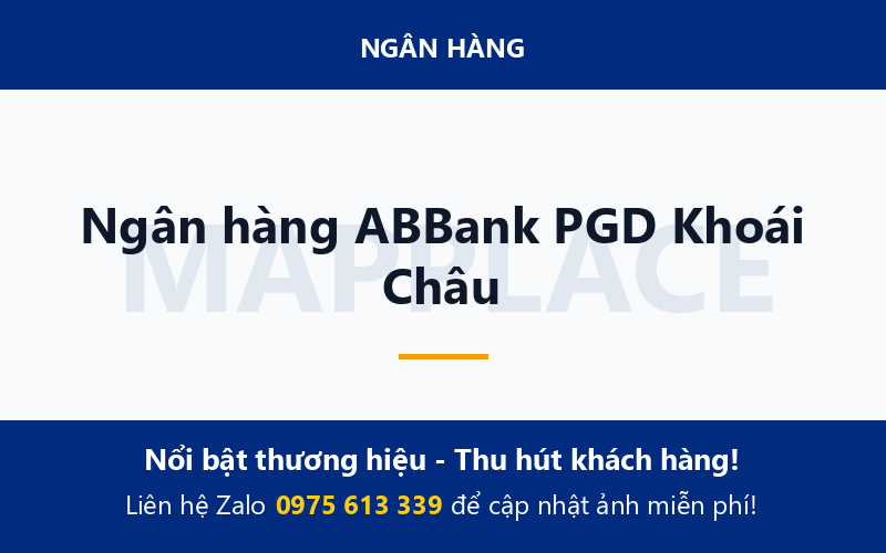 Ngân hàng ABBank PGD Khoái Châu
