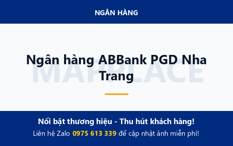 Ngân hàng ABBank PGD Nha Trang
