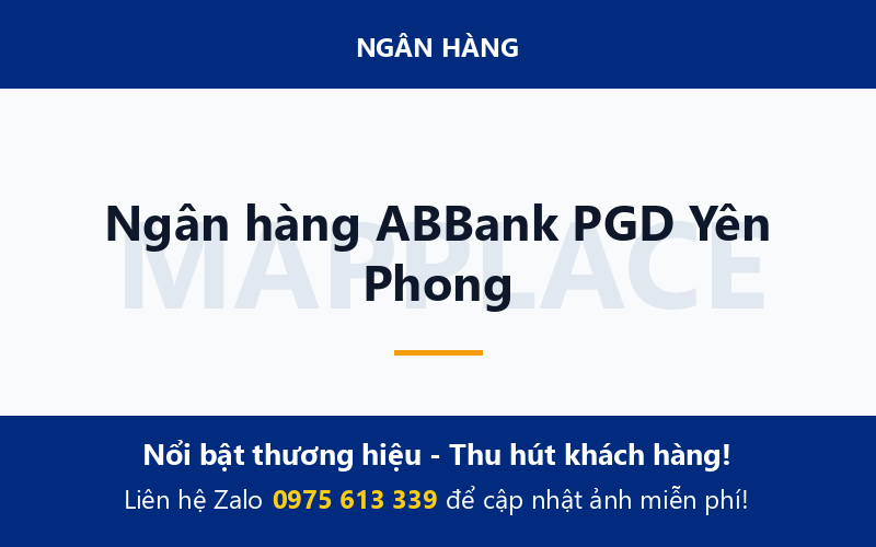 Ngân hàng ABBank PGD Yên Phong