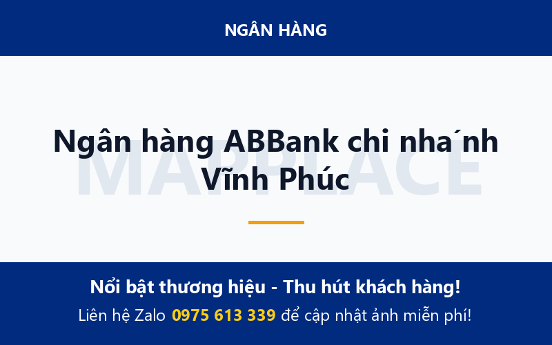 Ngân hàng ABBank chi nhánh Vĩnh Phúc