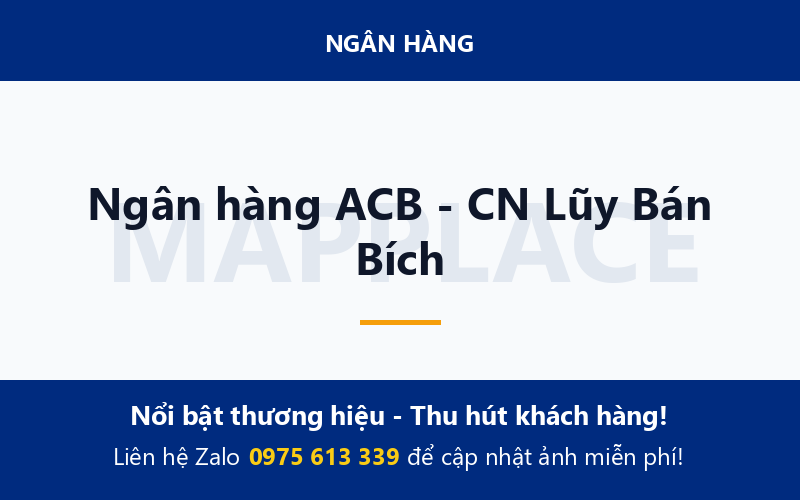 Ngân hàng ACB - CN Lũy Bán Bích