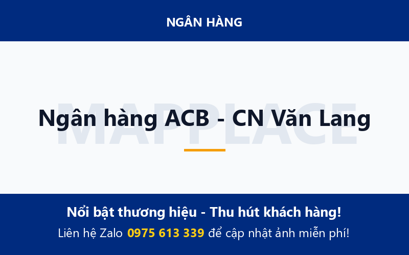 Ngân hàng ACB - CN Văn Lang