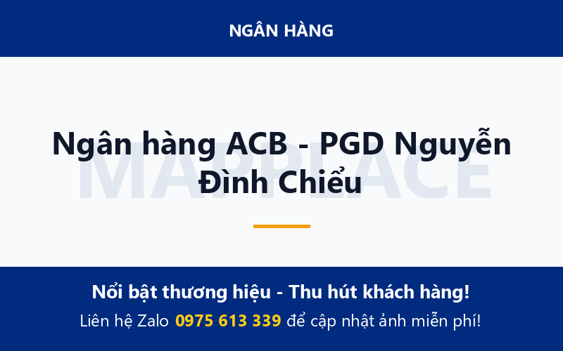 Ngân hàng ACB - PGD Nguyễn Đình Chiểu