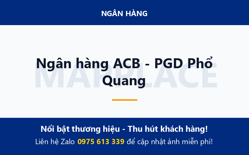 Ngân hàng ACB - PGD Phổ Quang