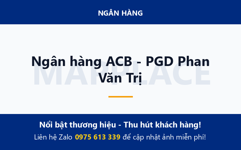 Ngân hàng ACB - PGD Phan Văn Trị