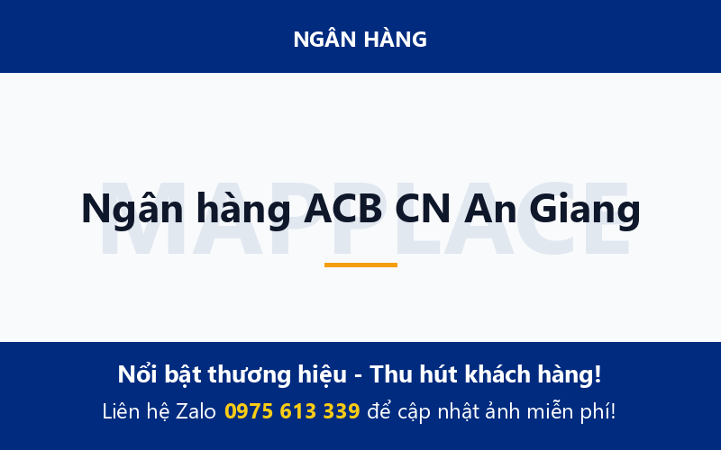 Ngân hàng ACB CN An Giang
