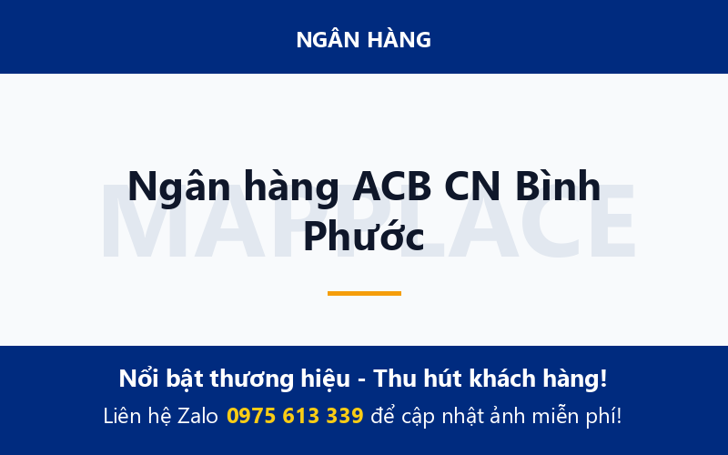 Ngân hàng ACB CN Bình Phước