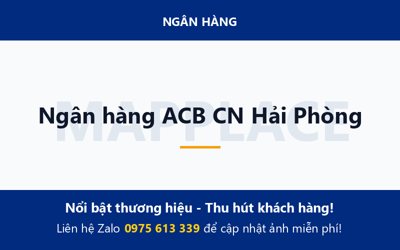 Ngân hàng ACB CN Hải Phòng