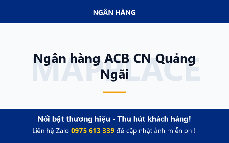 Ngân hàng ACB CN Quảng Ngãi
